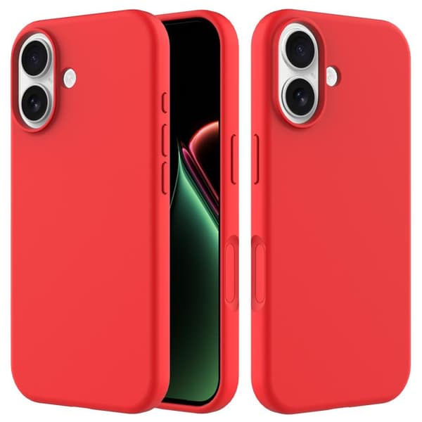 iPhone 17 Cover - Ensfarvet Silikone