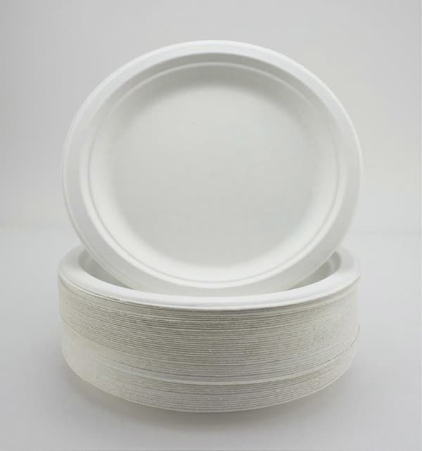Extra Strong Paper Plates - Eco-Friendly, Biodegradable and Compostable - 23 cm - 50-pack - Perfect for Picnics, BBQs and Parties