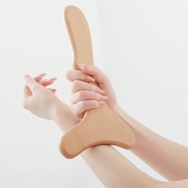 Træterapi Massageværktøj Træ Lymfedrænage Massager Kropsformningsværktøj til Maderoterapi, Gua Sha, Muskelafslapning