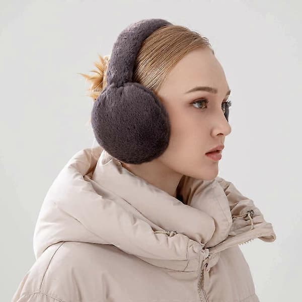 Foldbare Ørevarmere, Justerbare Faux Fur Ørevarmere til Vinter