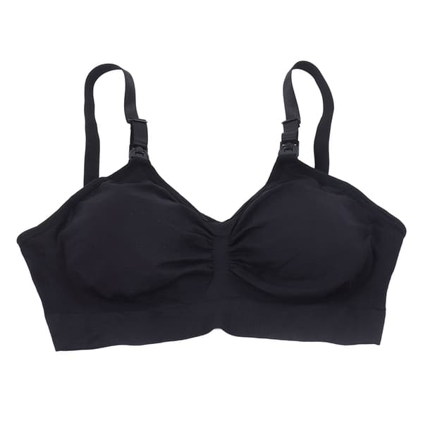 Handsfree Breast Pump Bra Adjustable Soft Breathable Pumping Bra for New Moms Black M 0.2 0.2
