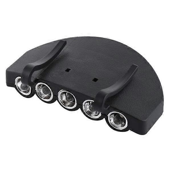 LED-otsalamppu / otsavalaisin lippikseen, musta