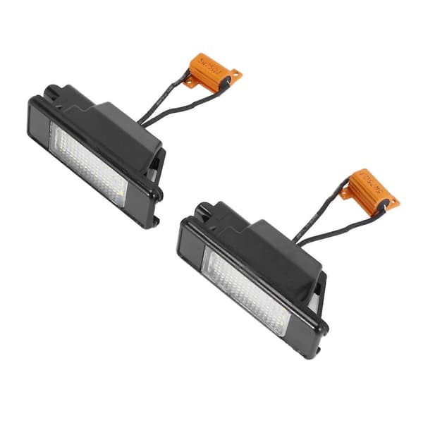 2 stk. LED-nummerpladelys kompatible med Sprinter(W906)(2006-2016)Vito(W639)(2003-2015)Viano(W639)(2