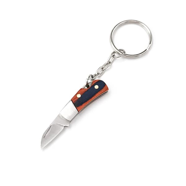 Mini Camouflage Pocket Knife - Stainless Steel Folding Keychain Knife