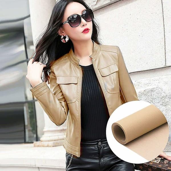 Selvklæbende Reparationslap, PU Læder, Førstehjælpstape, til Sofa, Bilsæder, Møbler, Jakker og Håndtasker, 42 x 137 cm