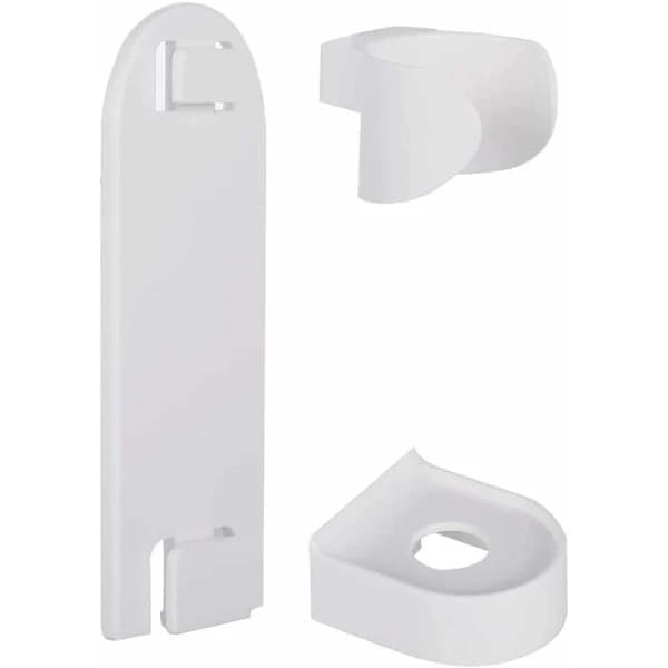 Wall Mounted Self-Adhesive Toothbrush Holder, 4-Pack, Compatible with Electric Toothbrushes for Bathroom and Kitchen