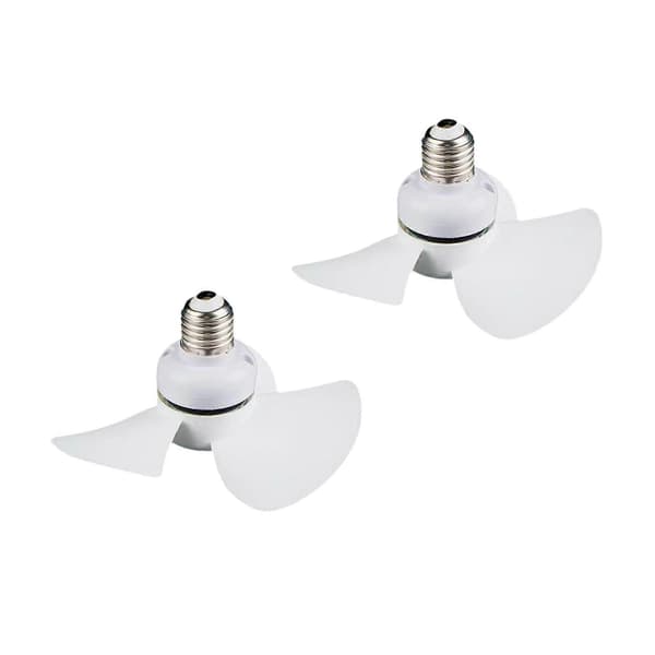 Kreativ Sokkelventilator Stille Moderne E27-sokkel Loftventilator til Veranda Kontor Gange