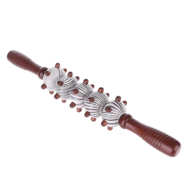 Handheld Cellulite Trigger Point Manual Muscle Relaxation Roller Stick Massager