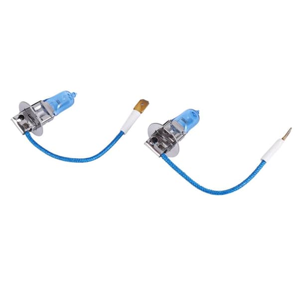 2 stk DC 12V 55W H3 Superhvit Halogen Bil Tåkelys