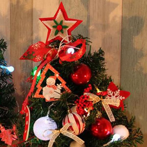 High-quality Christmas tree desktop small mini decoration Christmas tree decoration box - Christmas decoration
