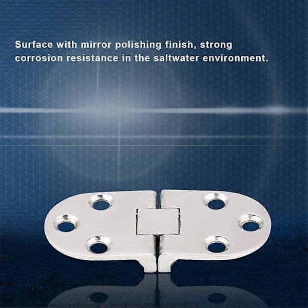 6-pack Flat Foldable Cabinet Door Tanble Hinge, Sewing Machine Table; Zinc Alloy Folding, with Screws, Silver-80*30mm
