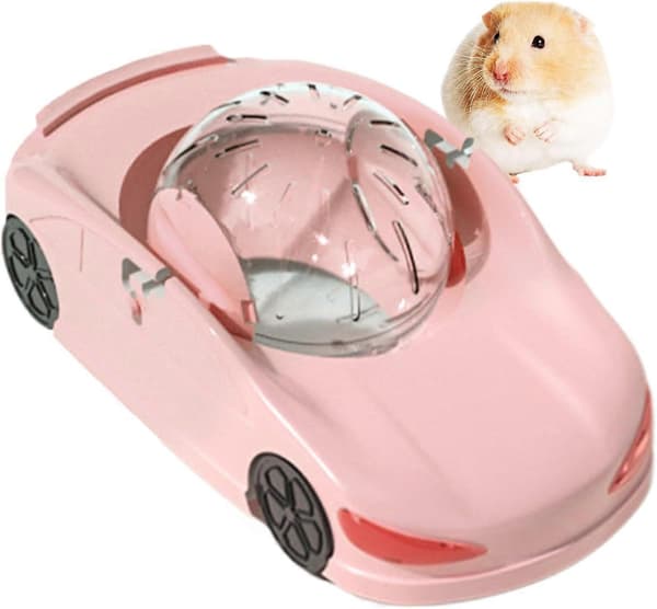 Lille Træningsbold til Dyr - Transparent Hamster Springbold, Legetøjshjul til Kæledyr