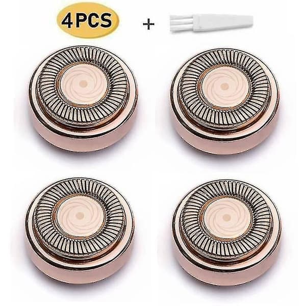 4 stk Flawless Hair Remover Erstatningshoder Blad Finishing Touch Epilator