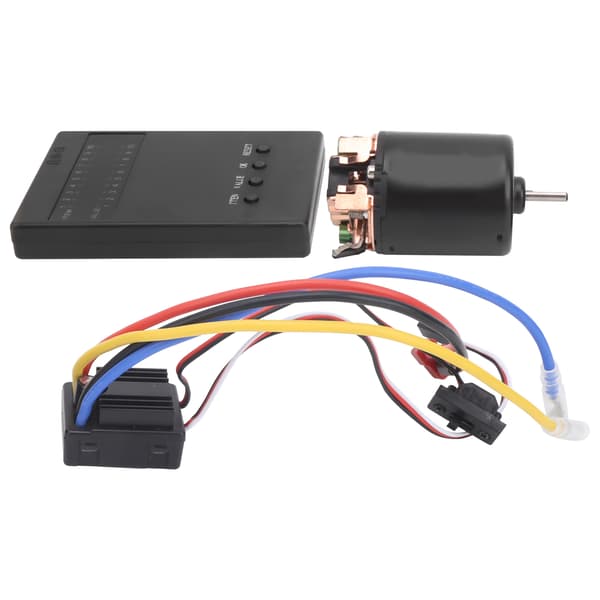 HOBBYFANS Børstet 80A ESC Programkort 35T Børstemotor Sæt til 1/8 1/10 RC Bil