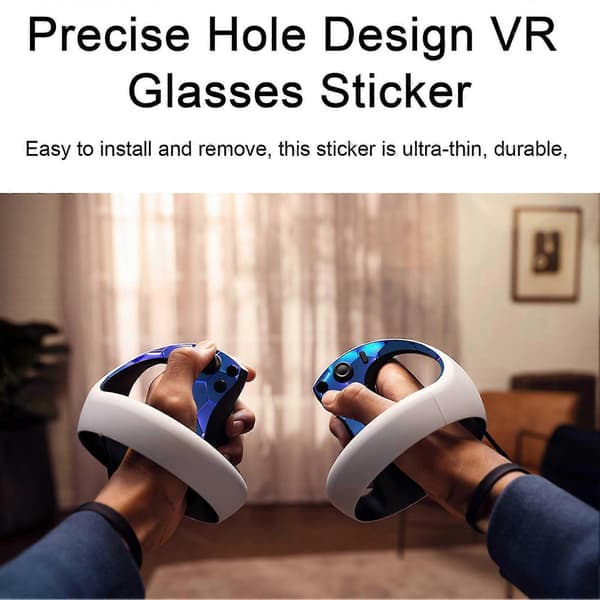 VR Glasses Sticker Unique Clear Pattern Anti-scratch Protective Easy To Install VR Headset Glasses Sticker for PS VR2