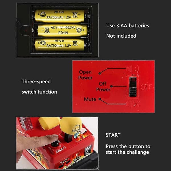 Puslespil Fighting Stretch Machine Legetøj Fingerboksning Integrator Mini Bordmodel Finger Force Figh -Sy