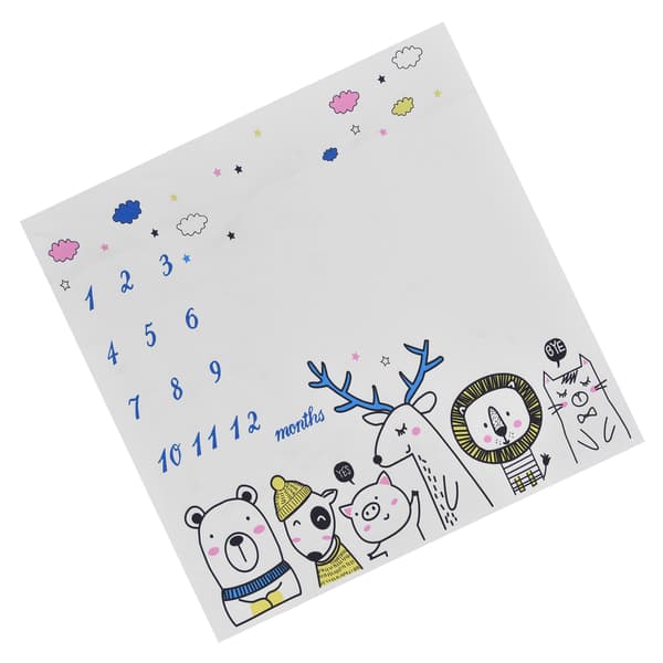Baby Photography Cloth Polyester Cute Cartoon Pattern Exquisite Beautiful Blanket Background