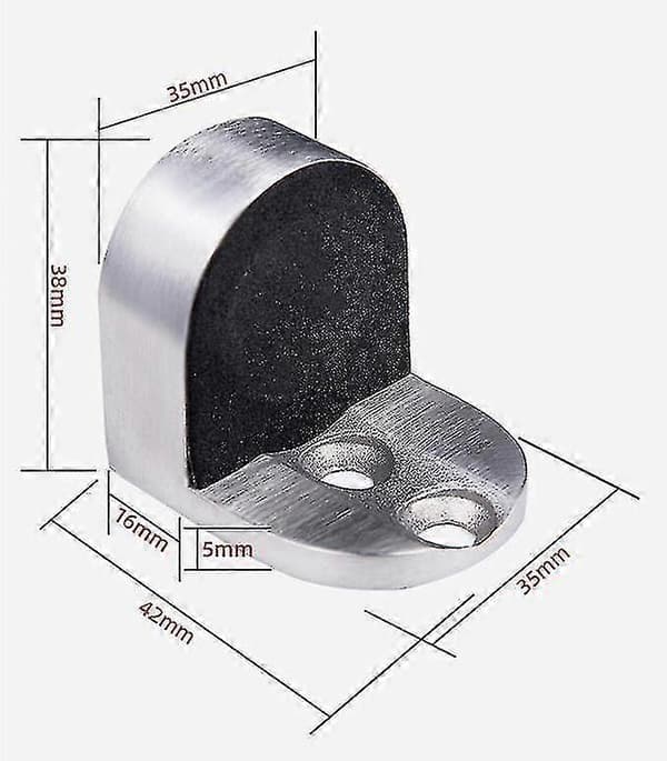 304 Rustfrit Stål Magnetisk Dørstopper Gulv Magnetisk Dørstopper Gulv Magnetisk Dørstopper