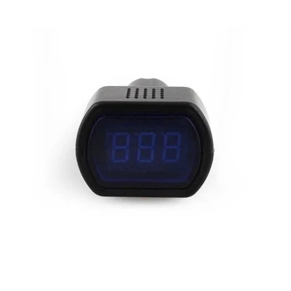 Voltmeter for bil - Sigarettenneruttak svart