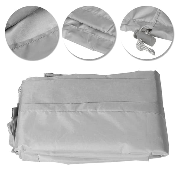 Waterproof Storage Box Cover UV Protection Storage Box Protective Cover for Outdoor Yard Accessories