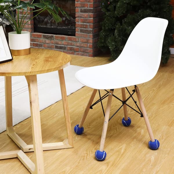 4-pack Blå Tennisboll Möbelskydd för Golv & Stol [JUN] blå blue