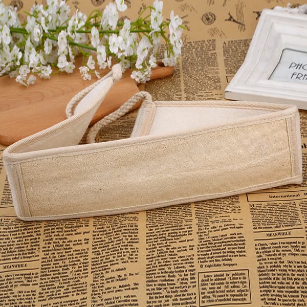 Naturlig Loofah Lang Strimmel Træk Tilbage Håndklæde Tør Etope Gammel Vask