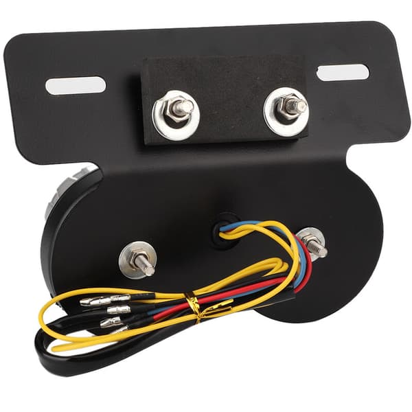 12V rund motorsykkel LED brems baklys baklys, universelle modifiserte tilbehør, røkfarget linse