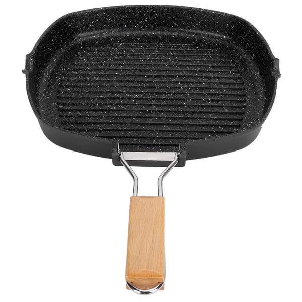 NonStick Practical Frying Pan Skillet BBQ with Foldable Handle Cookware (28cm)