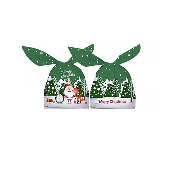 Julegodtposer Slede Design 14x23cm (50-pakning) - Festlig Gaveinnpakning