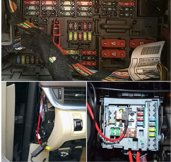 12-pack 12V-24V 20A Mini-säkringshållare för bilar, adaptrar
