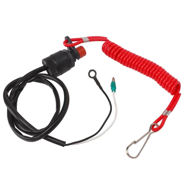 Outboard Motor Kill Switch ABS Waterproof Telescopic 75mm Marine Engine Flameout Switch for T30 T15