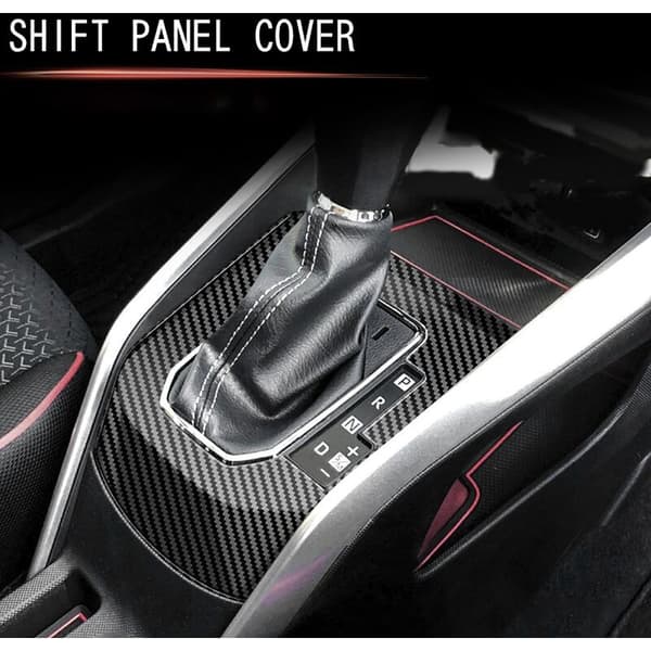 Bils ABS Center Gear Knob Panel Ramme Trim Fiber til Raize 2020 2021 RHD