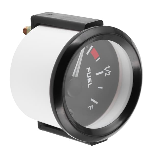 2-tommers brændstofmåler med hvid belysning og flydesensor, universal til 12V benzinbiler