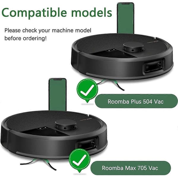 3-pak Hepa Filter Erstatning til Max 705 Vac/Plus 504 Vac Robotstøvsuger Dele Støvsugerfilter