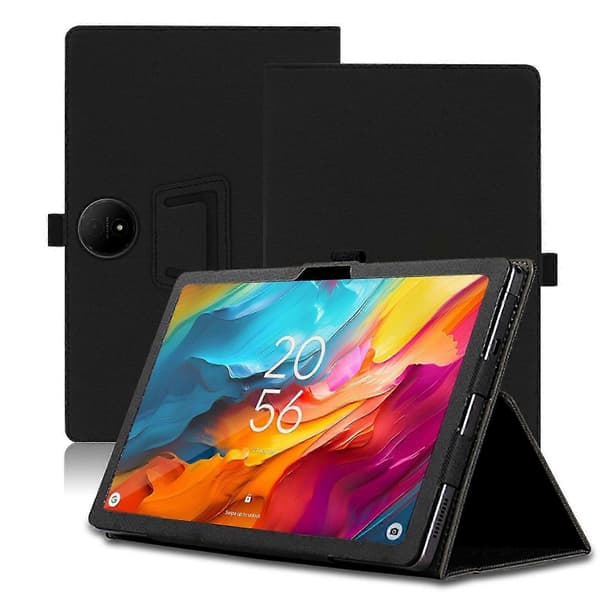 Læderetui med omfattende hudtekstur til TCL Nxtpaper 14 14,3-tommer tablet