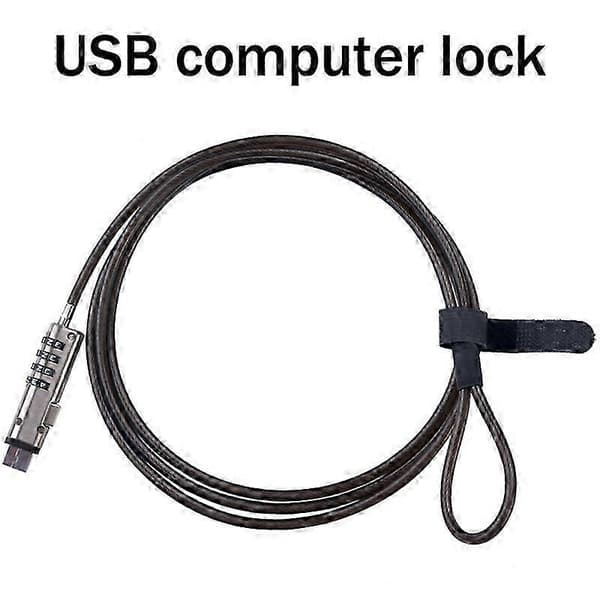 USB-passordlås Datalås Passordbeskyttelse Tyverisikring Universell Laptop Datalås