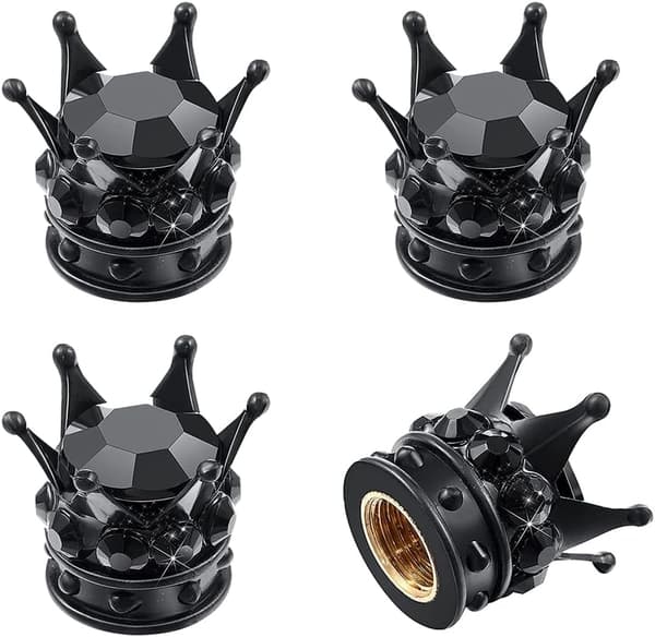 Ventilhattar Dekoration Däckhattar Rhinestone Kristall Handgjorda Vehic DXGHC