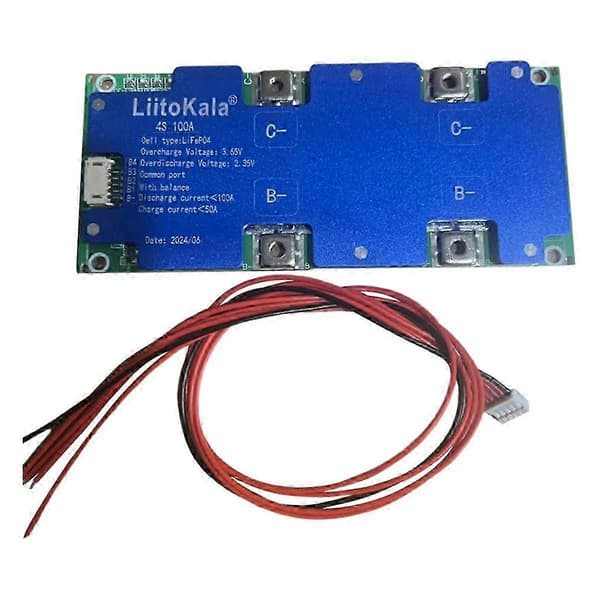 4S 12V 100A LiFePo4 Battery BMS with Advanced Charging Protection Board