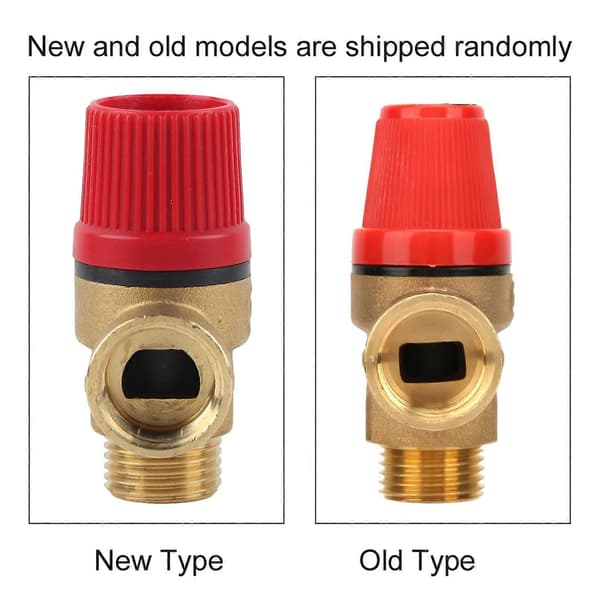 G1/2'' Premium Brass Safety Valve DN15 Thread Spring-Loaded Boiler Safety Valve (3 bar DN15)