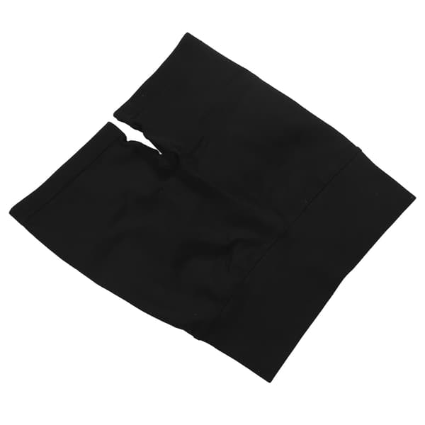 Højtaljede yogashorts til kvinder, hofteløft, bløde elastiske træningsshorts, mavekontrol, træningsshorts, sort L
