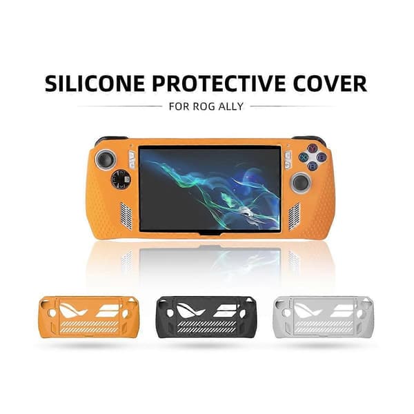 Silicone Case for Ally Console, Scratch-Resistant and Handheld Protective Case, Orange