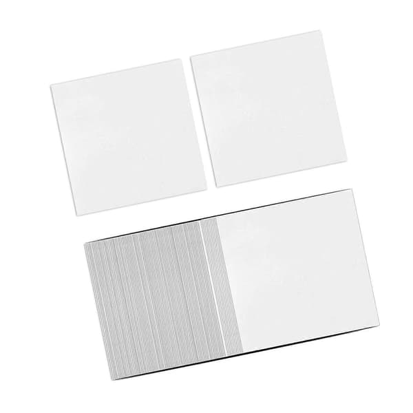 DIY Fusing Glass Smycken Mikrovågsugn Kiln Papers, Foderpapper Isoleringsfiltar 100x Square 8x8cm 100x Square 8x8cm