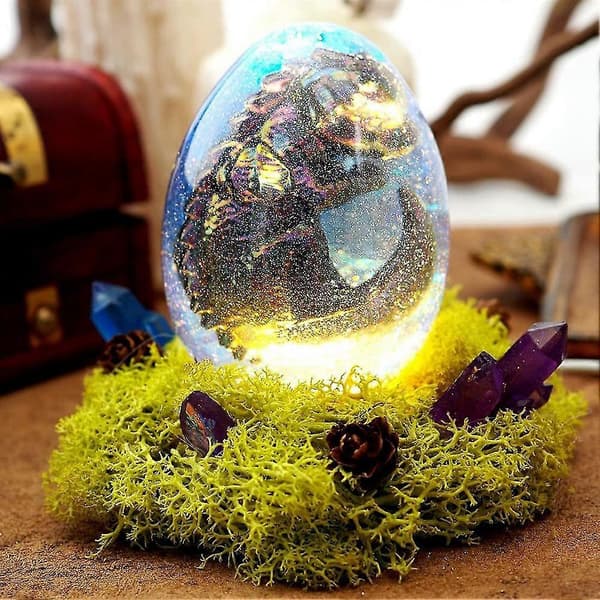 3D Dragon Egg Silicone Resin Casting Mold Set, Epoxy Resin Silicone Molds For Fondant Cake Decoration