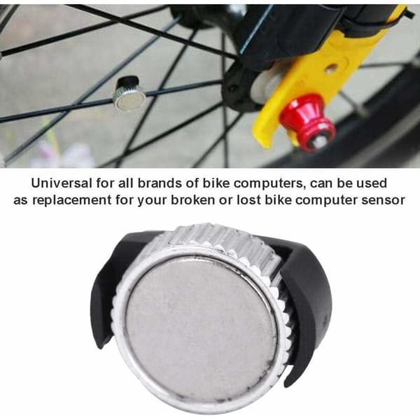 BF kilometerteller magnet trådløs sykkelhastighetsmåler sensor hjul universal magnetisk sykkeltilbehør 2 stk