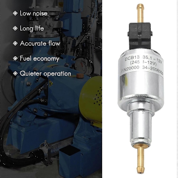 12V DP30 Brændstofpumpe med Dæmper 86115A 86115B Erstatning Webasto Varmer