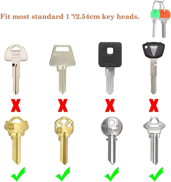 Key Covers Flexible Key Caps, Flexible Key Head Covers for Easy K