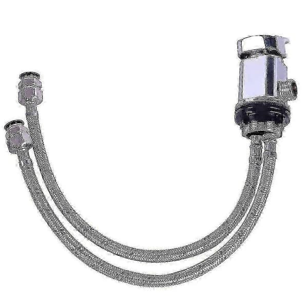 Til krom campingvogn autocamper bruseblanderudløb 1/2 med 1500 mm push-fit slanger