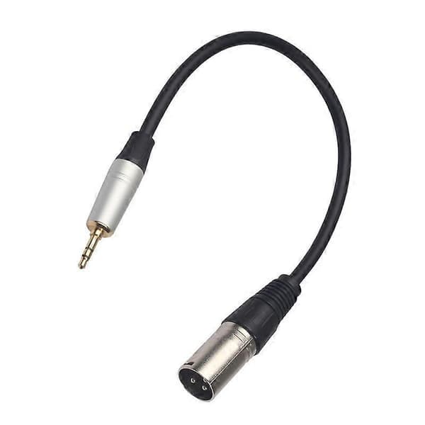 3,5 mm Stereo Jack-stik Lydkabel 3,5 mm Stereo Jack-stik til 3-bens XLR Han Mikrofon Lydkabel