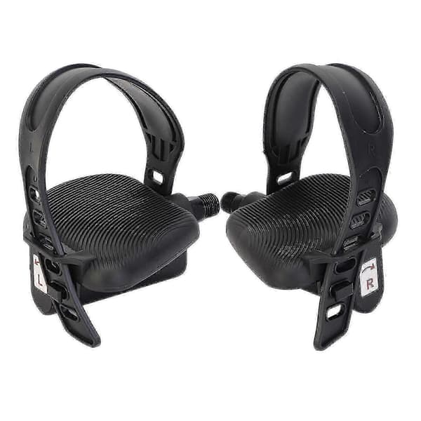 Sykkelpedaler for trimsykkel, sklisikre, for trening