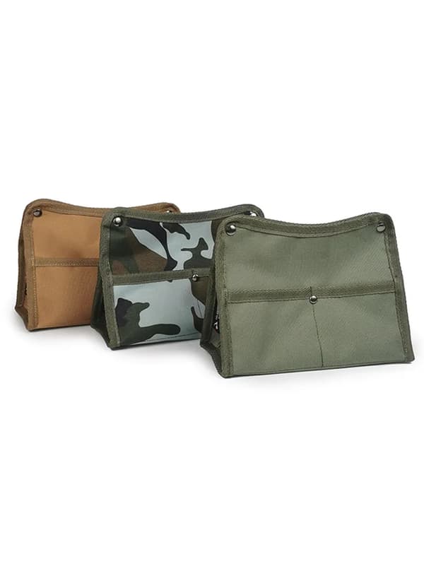 Tissue Box, Outdoor Camping Canvas Storage Box, Home Desktop Fabric, Waterproof, Multifunctional, Large Capacity, Tissue Storage Box (Camouflage)